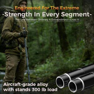 Lightweight Collapsible Walking Adjustable Foldable Walking Trekking Pole-1 Pack